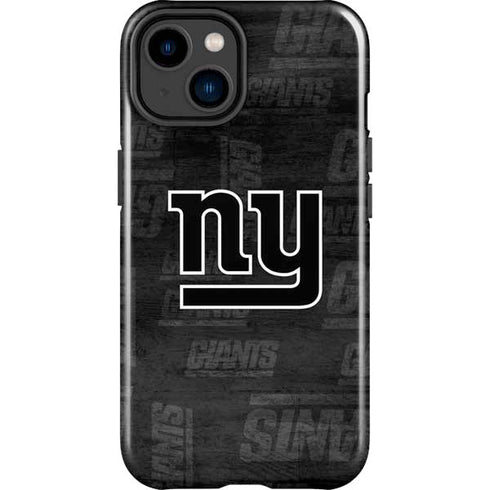 NFL New York Giants Black & White iPhone 15 Impact Case